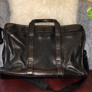 Tumi Black Leather Men's Bag